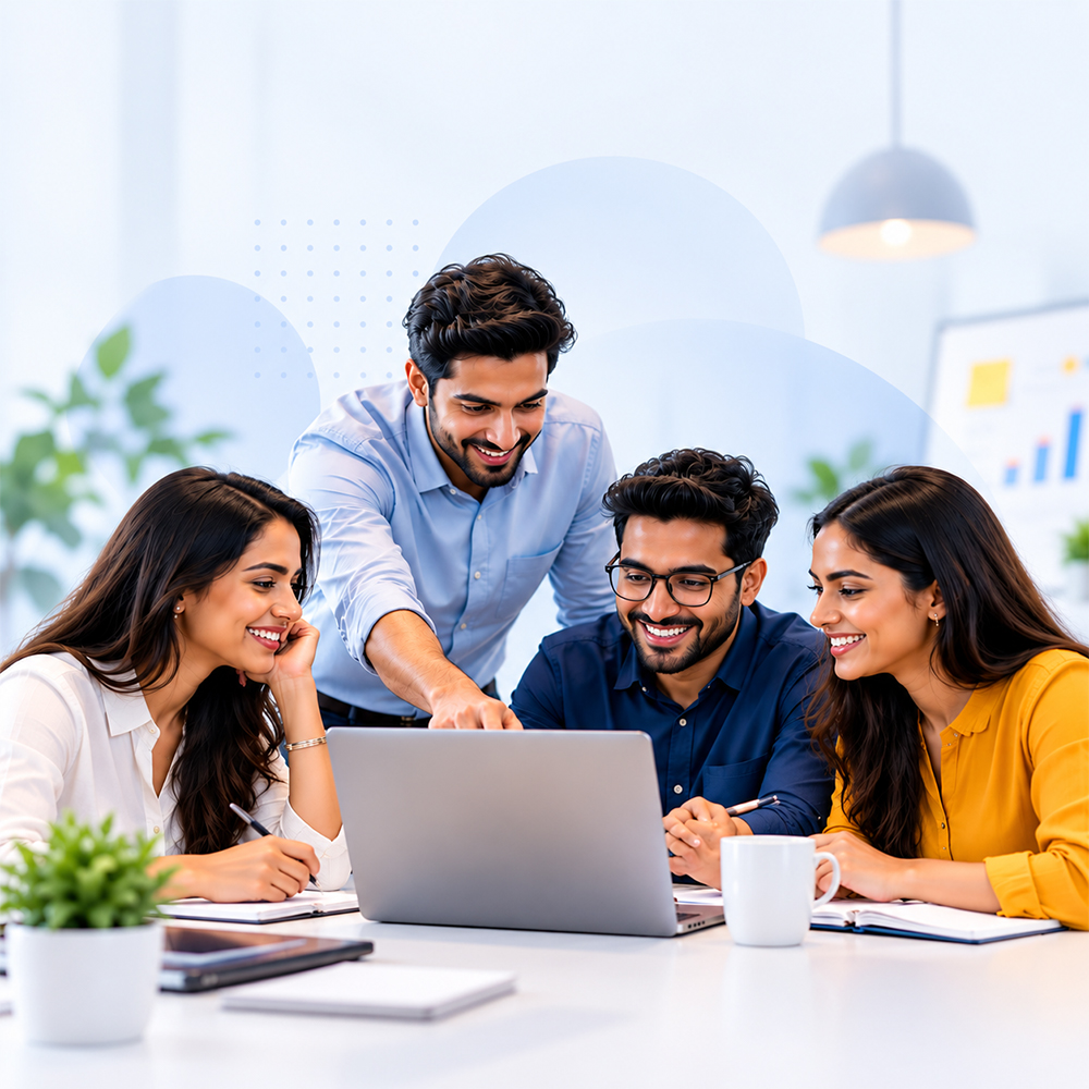 Team working together